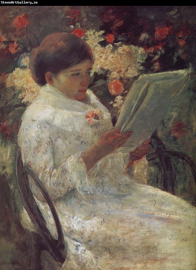 Mary Cassatt Artist in the garden